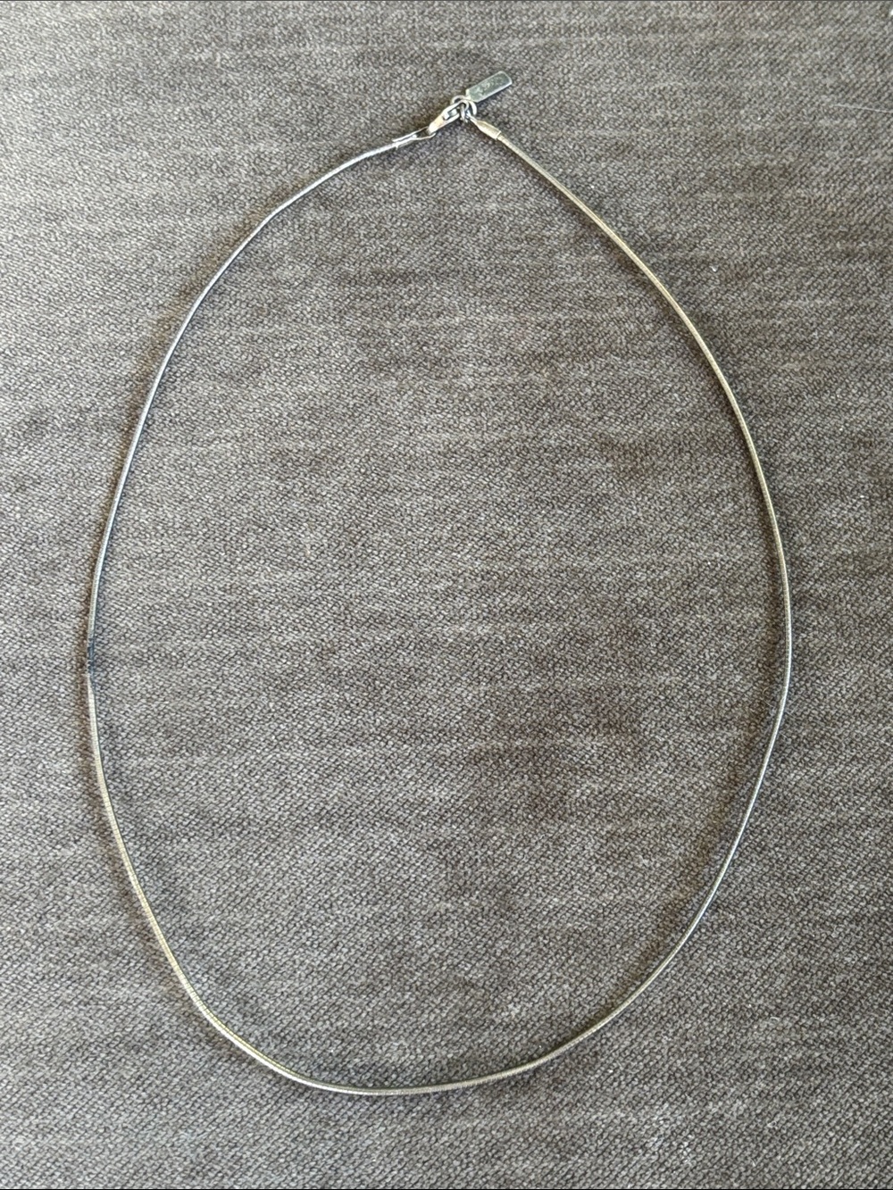 Sterling Silver Snake Chain Link Necklace Fine Jewelry Vintage